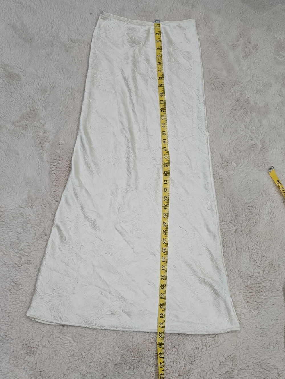 Free People Ivory Satin Slip Skirt - Picture 3 of 4
